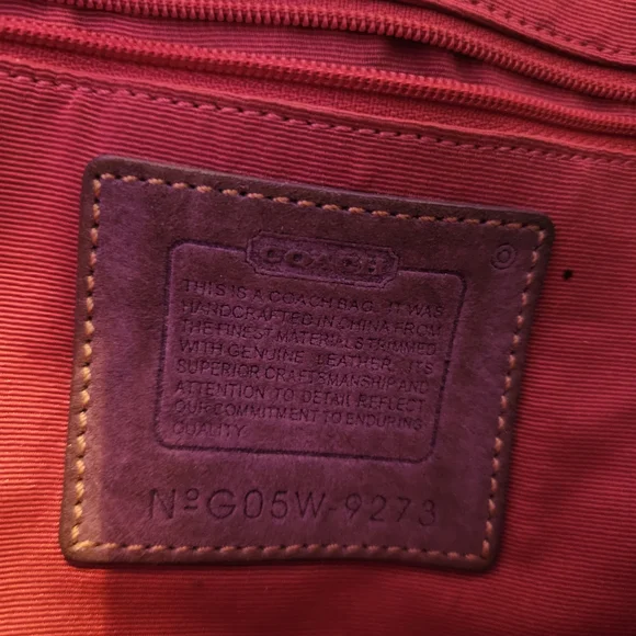 RARE Authentic Vintage Coach Signature Bag - Picture 6 of 13